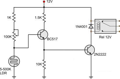 2n2222 transistor switch circuit